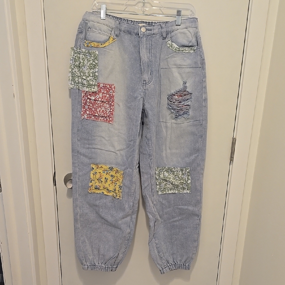 Patchwork Women's Jeans